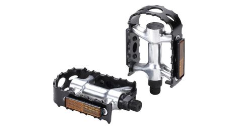 Pedales bbb bigfeet noir argent