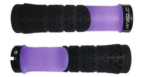 Paire de grips ergonomiques prologo x-shred violet noir