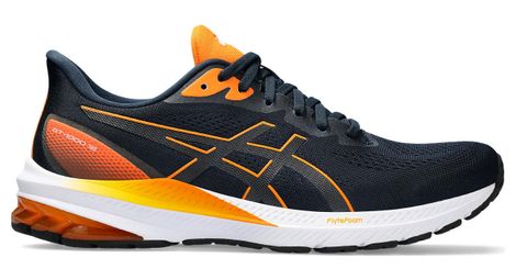 Zapatillas de running asics gt-1000 12 azul naranja hombre 46.1/2