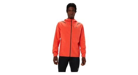 Veste imperméable asics accelerate wp 2.0 rouge homme