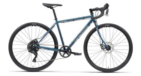 gravel bike bombtrack arise sg microshift advent x 10v 700 mm glossy cobalt green 2022