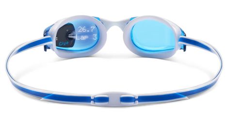 Gafas de natación finis smart connected azul/blanco