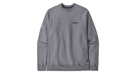 Patagonia fitz roy icon uprisal crew sudadera unisex gris