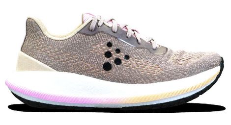 Chaussures running craft pacer beige femme