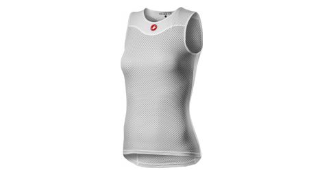 Maillot de corps sans manches femme castelli pro issue 2 blanc