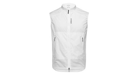 Chaqueta cortavientos sin mangas Gore Wear Concurve Windbreaker, color blanco