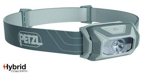 Linterna frontal petzl tikkina gris