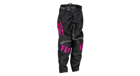 Pantalon fly f-16 noir / rose enfant