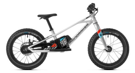 Mondraker grommy 16 e-balance bike 80 wh 16'' white silver 2023 5 - 8 anni