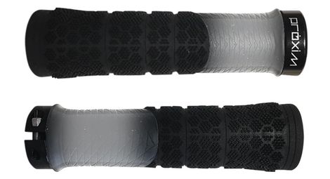 Paire de grips ergonomiques prologo x shred gris crystal