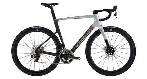 Velo de route cannondale supersix evo hi mod 1 sram red etap axs 12v 700 mm gris mercure