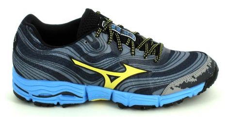 Running MIZUNO Wave Kazan F Gris Bleu