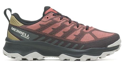 Zapatillas de senderismo merrell speed eco impermeables para mujer gris/corail