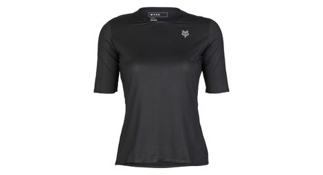 Maillot fox flexair ascent de manga corta para mujer negro