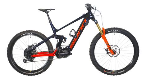 Gereviseerd product - mountainbike sunn kern el s2 shimano deore slx 12v 630 wh 29'' / 27.5'' blauw/oranje 2023