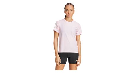 Maillot de manga corta adidas own the run rosa, mujer