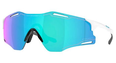 Gafas Oakley Cybr Zero Polished White Blanco / Prizm Sapphire / ref.: OO9512-0239