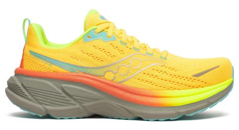 saucony hurricane 25 yellow orange men s running shoes