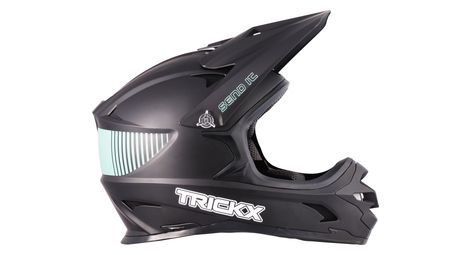 Casque intégral trick-x send it 2 noir / vert