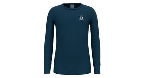 Maillot manches longues odlo active warm eco bleu enfant