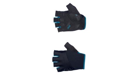 Guantes cortos northwave fast negro/azul