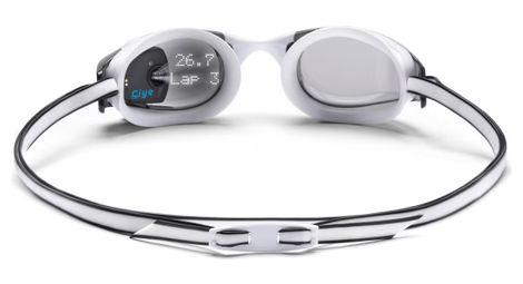 Occhialini da nuoto finis smart connected white/smoke