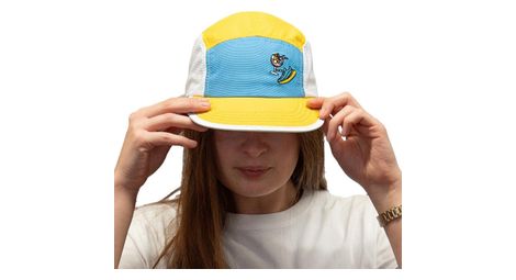 Bv sport gorra ''dbdb'' de 5 paneles amarillo/azul