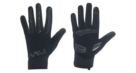 Guantes largos northwave active gel negros