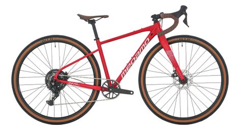 Vélo de Gravel Megamo Jakar Base Shimano Essa 8V 700mm Rouge 2026