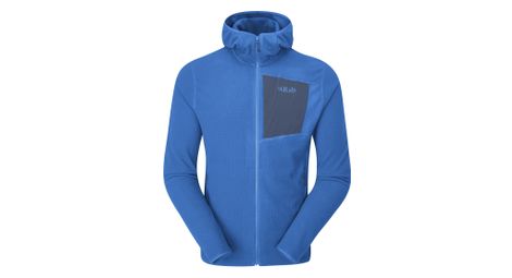 Polaire rab tecton hoody bleu homme