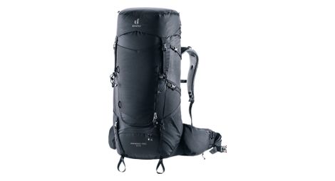 Mochila de senderismo Deuter Aircontact Core 60 +10 L, negra, para hombre