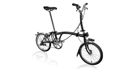 Brompton m3l 16'' 3v vouwfiets zwart