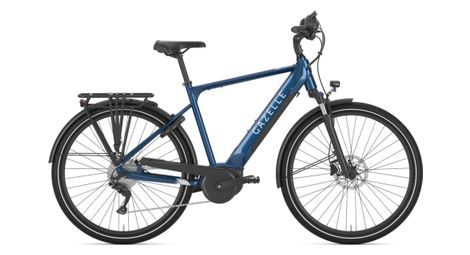 Gazelle medeo t10 hmb shimano deore 10v 500 wh 700 mm azul oscuro 2023 bicicleta eléctrica de ciudad