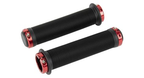Position one bmx grips 145mm zwart/rood