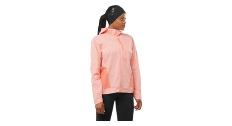 Veste coupe vent femme salomon bonatti cross rose
