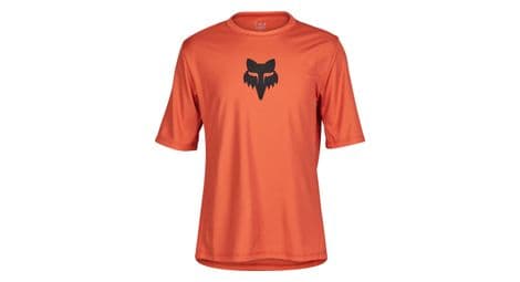 Maillot manches courtes fox ranger lab head enfant orange