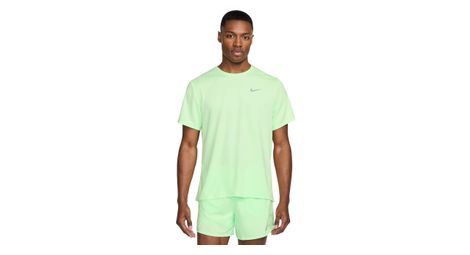 Nike miler kurzarmtrikot grün herren