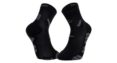 Chaussettes BV Sport Trail Ultra Mid Noir/Gris