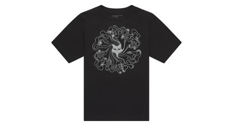 Camiseta de manga corta para niños fox frequency negra