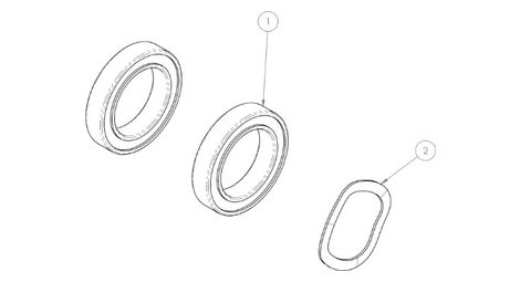 Kit di cuscinetti Enve per il mozzo anteriore Innerdrive Pro
