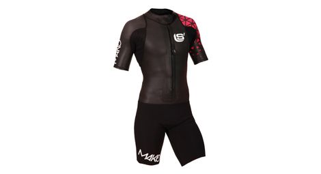 Traje de baño Swimrun Mako LS3 Negro/Rojo/Blanco para hombre