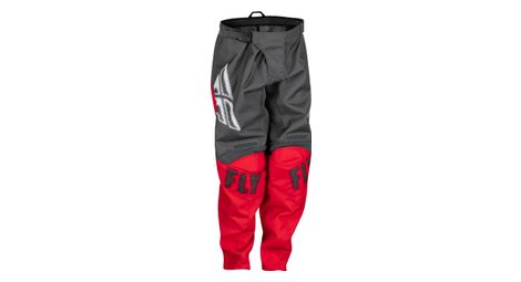 Pantalones fly f-16 grises / rojos para niños