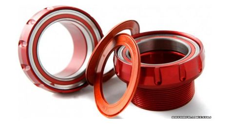 Rotor boitier ita30c pour pédalier axe 30mm roulements céramiques rouge