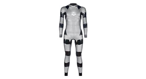 Combinaison néoprène femme arena sams carbon wetsuit argent noir 