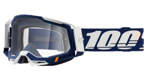 Prodotto ricondizionato - maschera 100% racecraft 2 concordia vetro trasparente