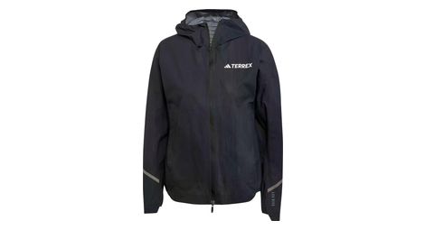 Chaqueta de lluvia ligera adidas terrex xperior negro para mujer