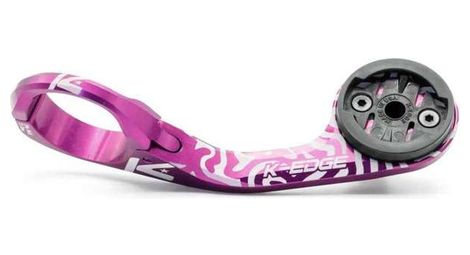 Soporte de manillar remoto morado k-edge garmin max xl combo