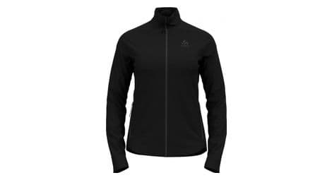 Odlo berra women's black zip fleece jacket