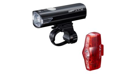 Coppia di luci Cateye AMPP 500S & VIZ 150