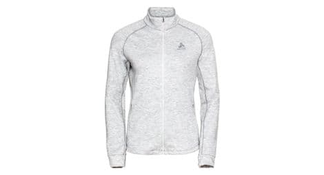 Veste polaire zippé femme odlo berra gris 